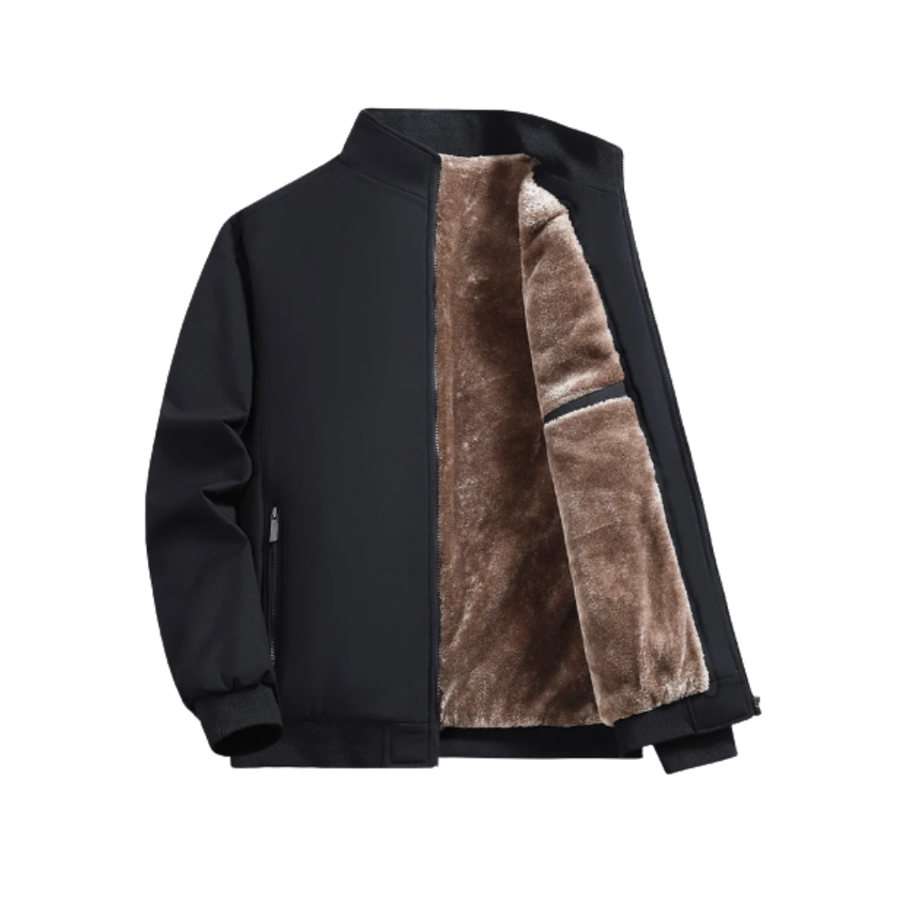 Thermal Jacket Plus Size Warm Fleece Lined Cold Weather Coat