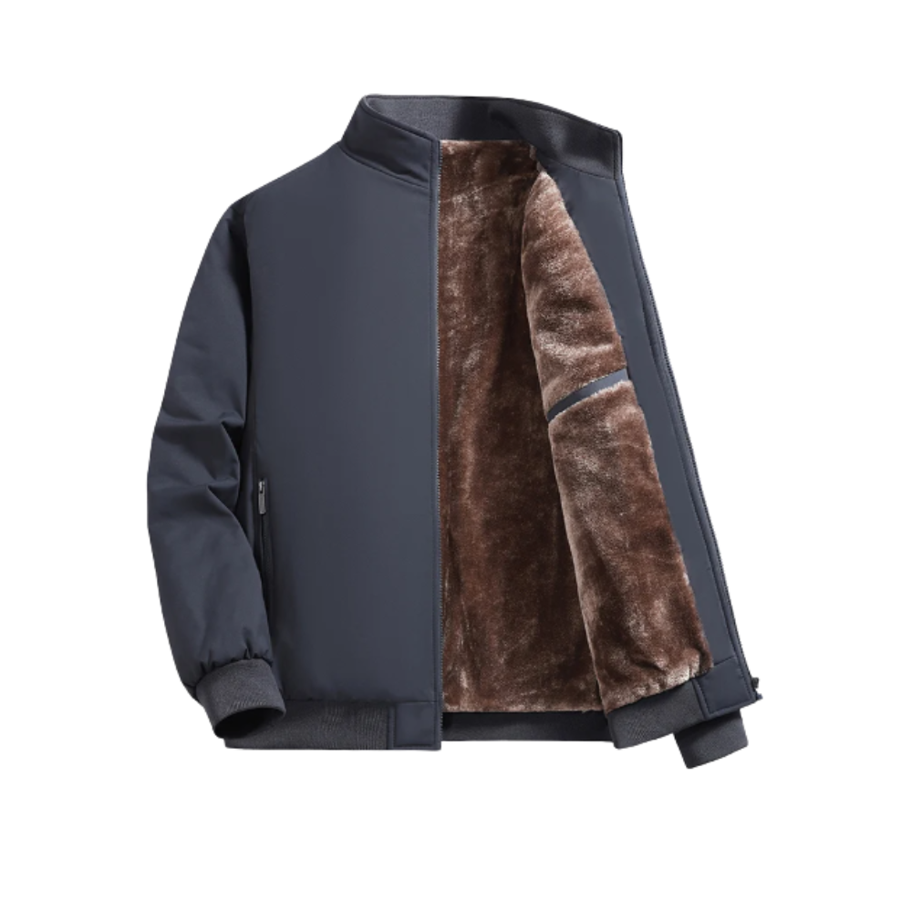 Thermal Jacket Plus Size Warm Fleece Lined Cold Weather Coat