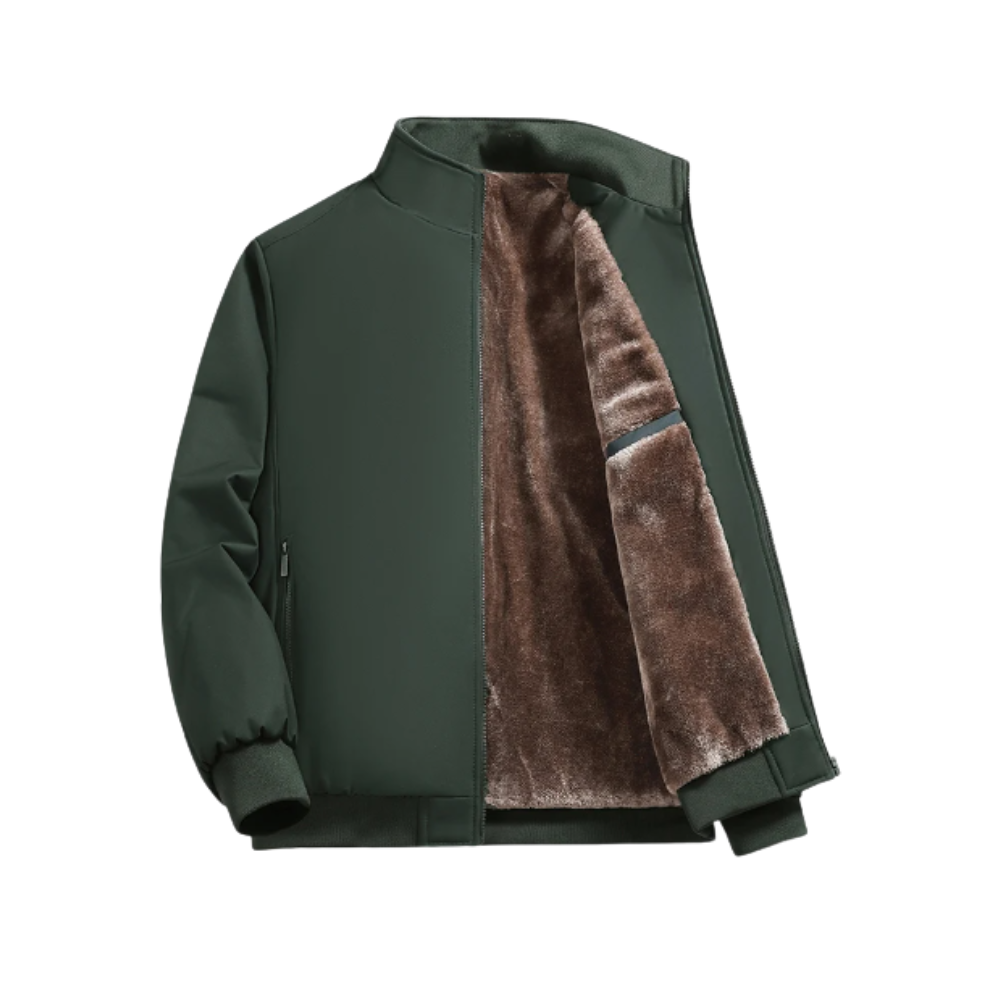 Thermal Jacket Plus Size Warm Fleece Lined Cold Weather Coat