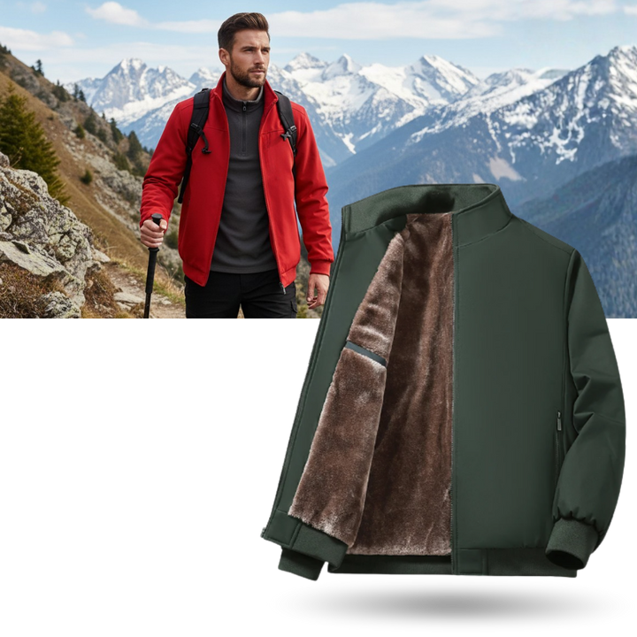 Thermal Jacket Plus Size Warm Fleece Lined Cold Weather Coat