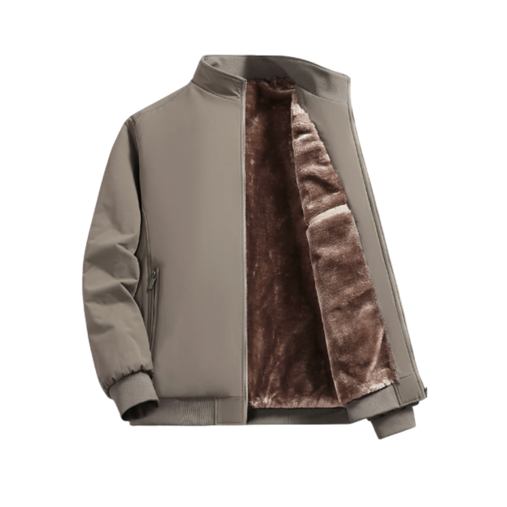 Thermal Jacket Plus Size Warm Fleece Lined Cold Weather Coat