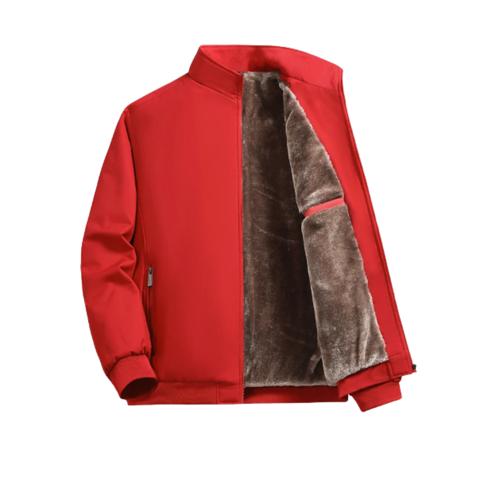 Thermal Jacket Plus Size Warm Fleece Lined Cold Weather Coat