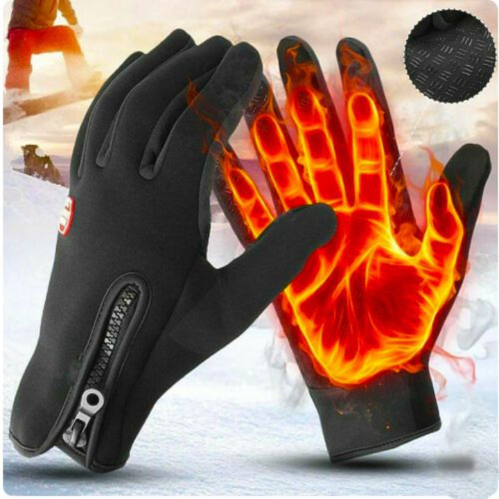 Heated Winter Gloves Electric Battery Powered Waterproof Touchscreen Compatible