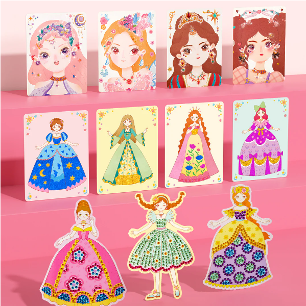 Princess 3-in-1 Dress Up And Makeup Game Set