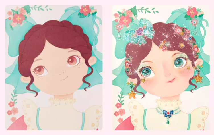 Princess 3-in-1 Dress Up And Makeup Game Set