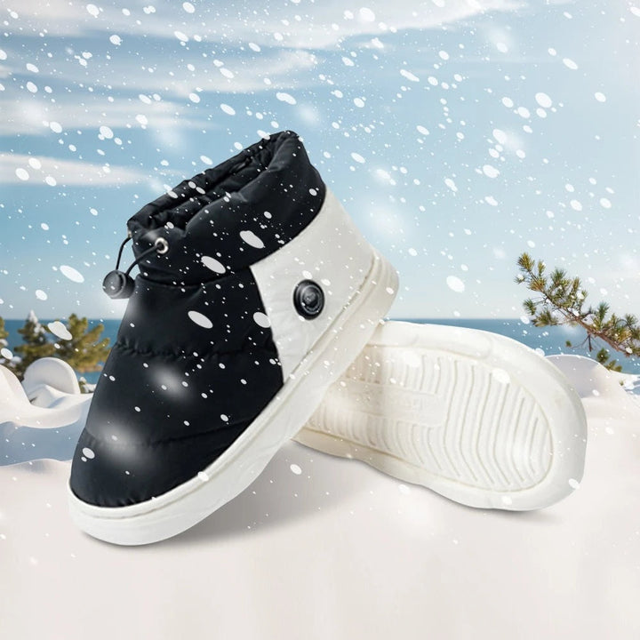 USB Heated Booties with Three Heat Levels and Grip Soles