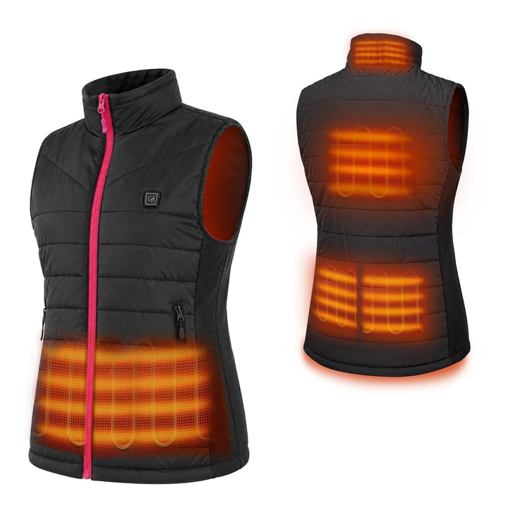 Heated Vest for Women with Six Heating Zones and Three Temperature Settings