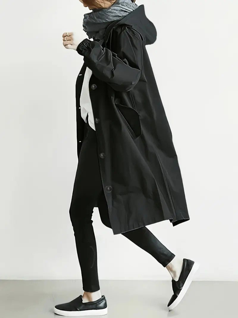 Long Hooded Coat For Women Insulated Water Resistant Winter Jacket