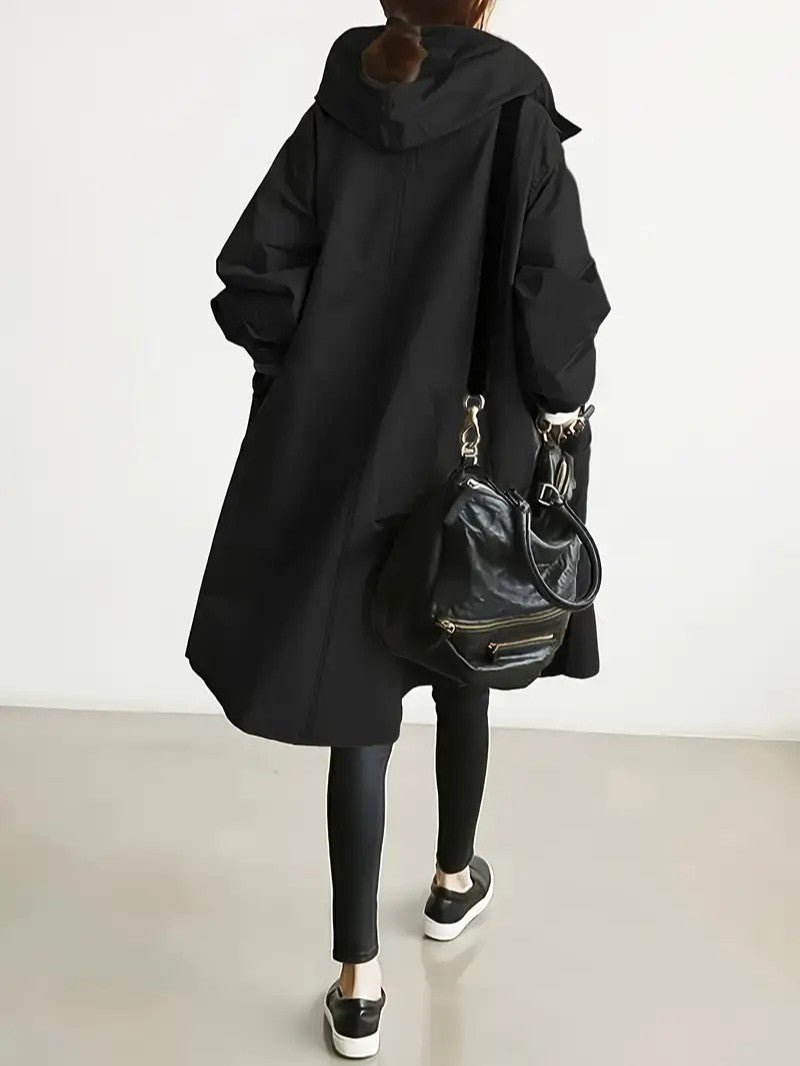 Long Hooded Coat For Women Insulated Water Resistant Winter Jacket