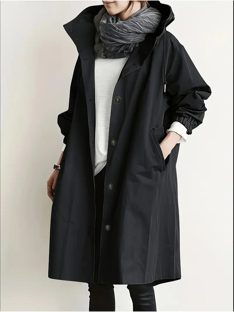Long Hooded Coat For Women Insulated Water Resistant Winter Jacket
