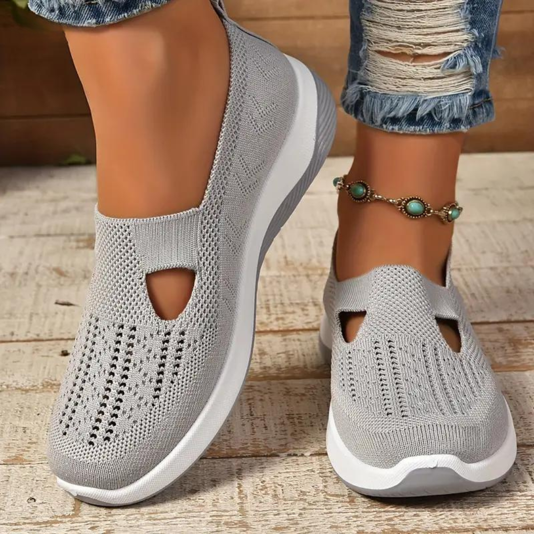 Slip-On Shoes For Women With Built-In Arch Support And Cushioning