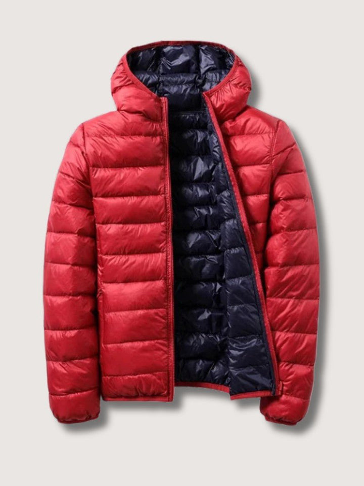Reversible Hooded Jacket For Women Lightweight Transitional Weather Coat