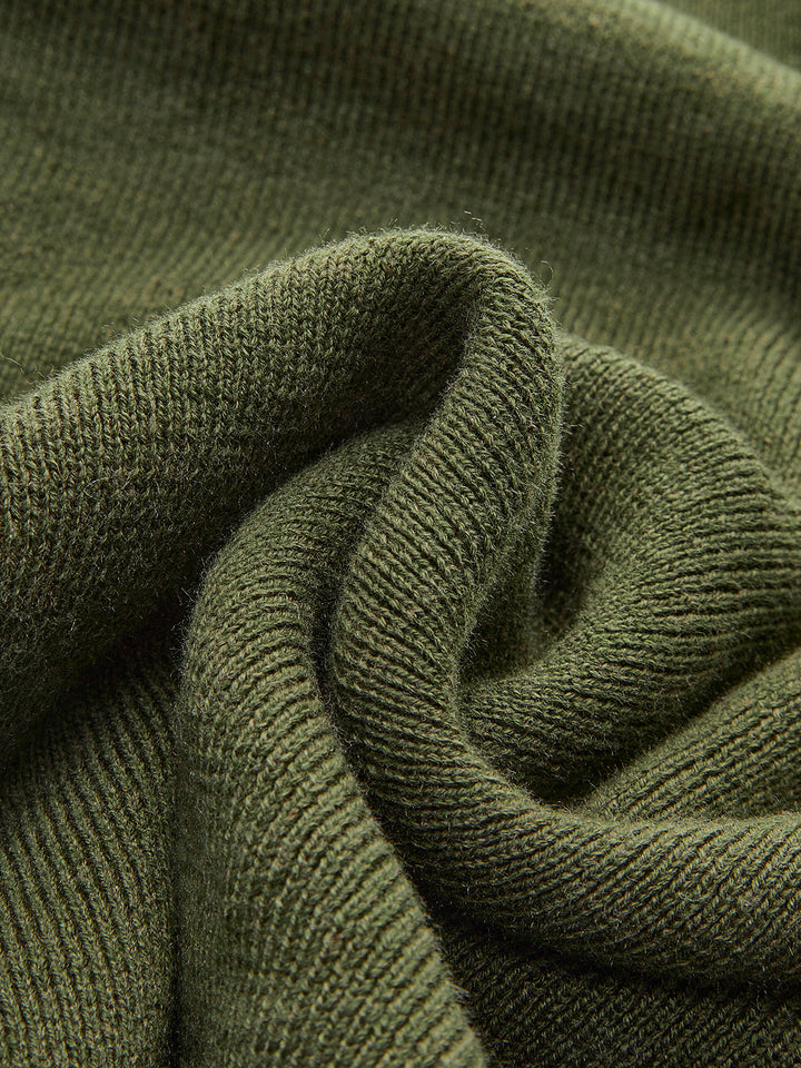 Cold Shoulder Pullover Sweater with Pleated Front and Stretch Knit Blend